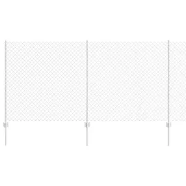 ogrodzenie-z-slupkami-srebrny-1-2-x-10-m-stal