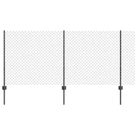 ogrodzenie-z-slupkami-szary-1-x-25-m-stal