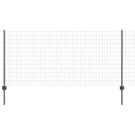 ogrodzenie-z-slupkami-szary-1-x-25-m-stal