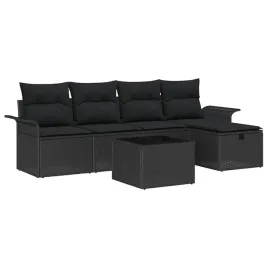 zestaw-sof-na-ogrod-z-poduszka-6-pcs-czarny-polirattan