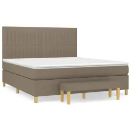 lozko-kontynentalne-z-materacem-taupe-tkanina-160x200-cm