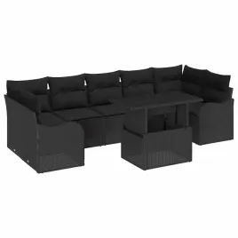 zestaw-sof-na-ogrod-z-poduszka-8-pcs-czarny-polirattan