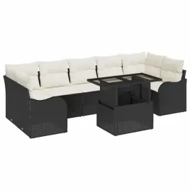 zestaw-sof-na-ogrod-z-poduszka-8-pcs-czarny-polirattan
