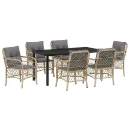 zestaw-do-jadalni-w-ogrodzie-z-poduszka-7-pcs-bezowy-polirattan