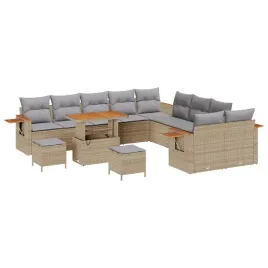 zestaw-sof-na-ogrod-z-poduszka-13-pcs-bezowy-polirattan