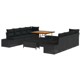 zestaw-sof-na-ogrod-z-poduszka-11-pcs-czarny-polirattan