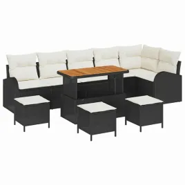 zestaw-sof-na-ogrod-z-poduszka-10-pcs-czarny-polirattan
