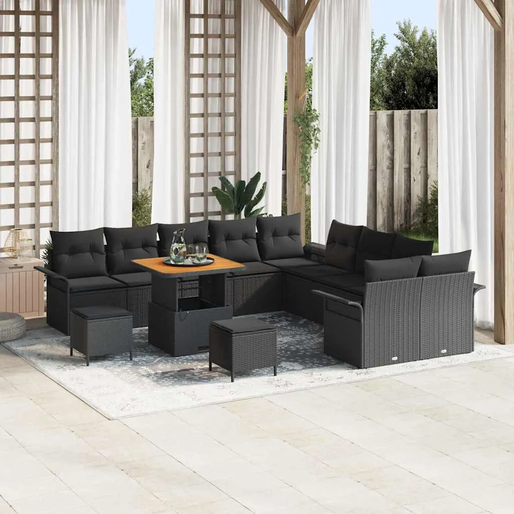zestaw-sof-na-ogrod-13-pcs-czarny-polirattan