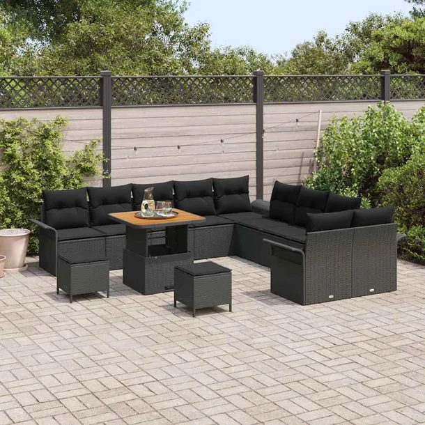 zestaw-sof-na-ogrod-13-pcs-czarny-polirattan-styl-nowoczesny