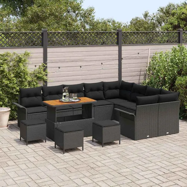 zestaw-sof-na-ogrod-13-pcs-czarny-polirattan-styl-nowoczesny