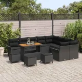 zestaw-sof-na-ogrod-13-pcs-czarny-polirattan-styl-nowoczesny