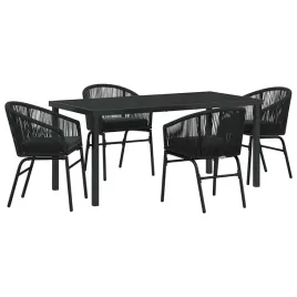 zestaw-do-jadalni-w-ogrodzie-5-pcs-czarny-polirattan