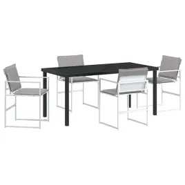 zestaw-do-jadalni-w-ogrodzie-5-pcs-bialy-160-x-80-x-73-cm