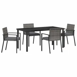 zestaw-do-jadalni-w-ogrodzie-5-pcs-szary-polirattan