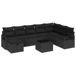 zestaw-sof-na-ogrod-9-pcs-czarny-polirattan