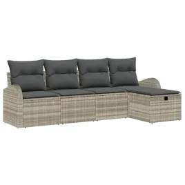 zestaw-sof-na-ogrod-z-poduszka-5-pcs-jasnoszary-polirattan