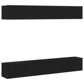 zestaw-szafek-rtv-4-pcs-czarny-dab-100-x-30-x-30-cm