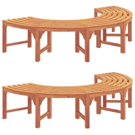 lawka-drzewna-2-pcs-brazowy-160-x-160-x-45cm