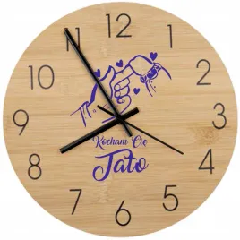 bambusowy-zegar-scienny-nadruk-uv-personalizowany-prezent-na-dzien-taty