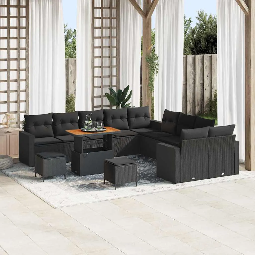 zestaw-sof-na-ogrod-13-pcs-czarny-polirattan