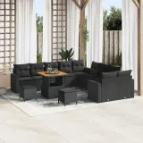 zestaw-sof-na-ogrod-13-pcs-czarny-polirattan-stan-nowy