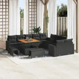 zestaw-sof-na-ogrod-13-pcs-czarny-polirattan-stan-nowy