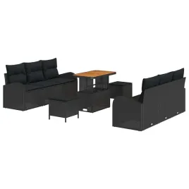 zestaw-sof-na-ogrod-z-poduszka-9-pcs-czarny-polirattan