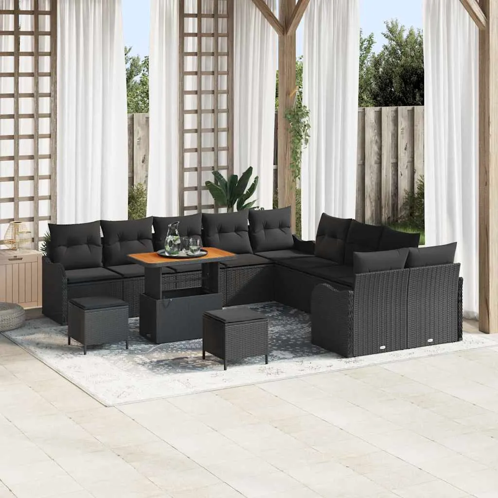 zestaw-sof-na-ogrod-13-pcs-czarny-polirattan