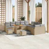 zestaw-sof-na-ogrod-13-pcs-bezowy-polirattan-stan-nowy