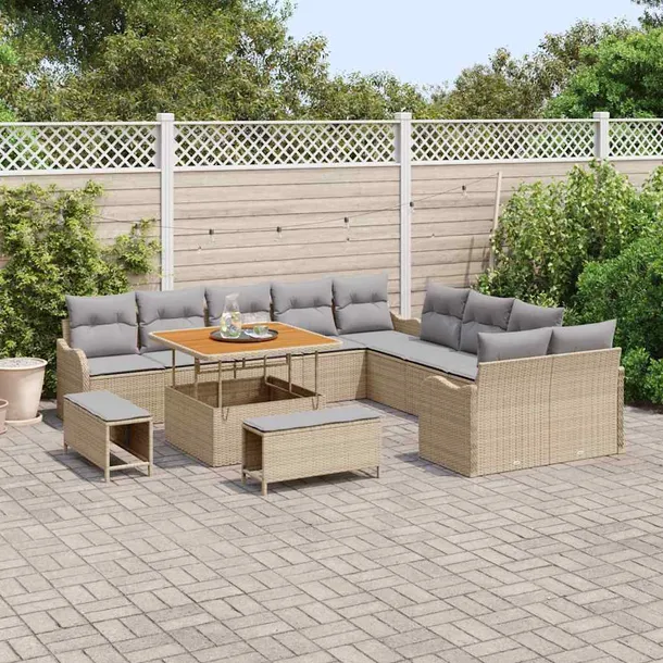 zestaw-sof-na-ogrod-13-pcs-bezowy-polirattan-styl-nowoczesny