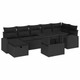 zestaw-sof-na-ogrod-z-poduszka-8-pcs-czarny-polirattan