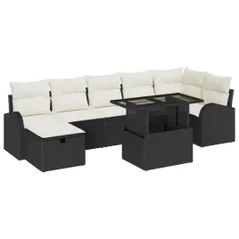 zestaw-sof-na-ogrod-z-poduszka-8-pcs-czarny-polirattan