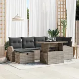 zestaw-sof-na-ogrod-z-poduszka-7-pcs-szary-polirattan-stan-nowy