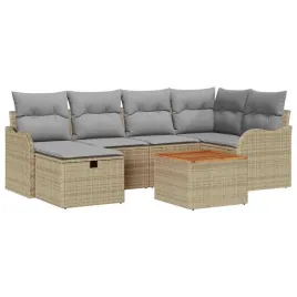 zestaw-sof-na-ogrod-z-poduszka-7-pcs-bezowy-polirattan