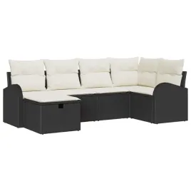 zestaw-sof-na-ogrod-z-poduszka-6-pcs-czarny-polirattan