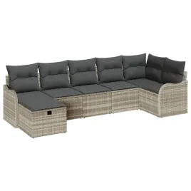 zestaw-sof-na-ogrod-z-poduszka-7-pcs-jasnoszary-polirattan