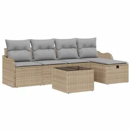 zestaw-sof-na-ogrod-z-poduszka-6-pcs-bezowy-polirattan