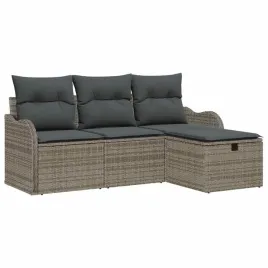 zestaw-sof-na-ogrod-z-poduszka-4-pcs-szary-polirattan