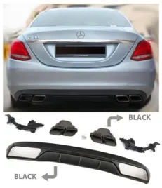 dyfuzor-mercedes-w205-look-amg-c63-standard