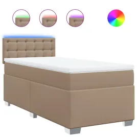 lozko-kontynentalne-z-materacem-cappuccino-ekoskora-90x200-cm