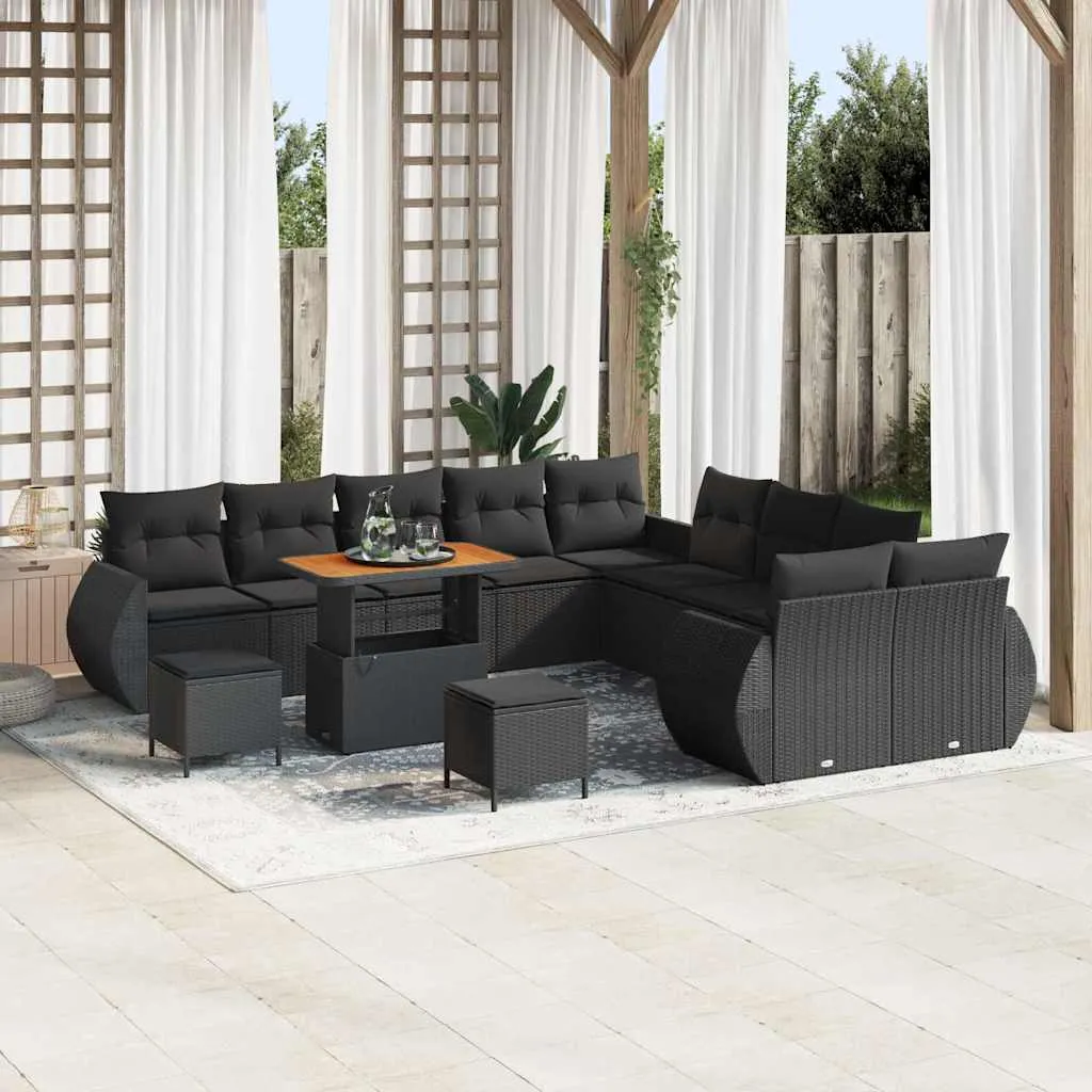 zestaw-sof-na-ogrod-13-pcs-czarny-polirattan