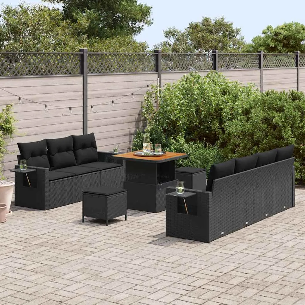 zestaw-sof-na-ogrod-10-pcs-czarny-polirattan-stan-nowy