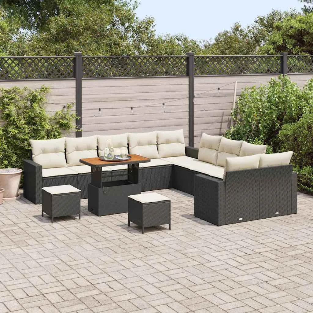 zestaw-sof-na-ogrod-13-pcs-czarny-polirattan-stan-nowy