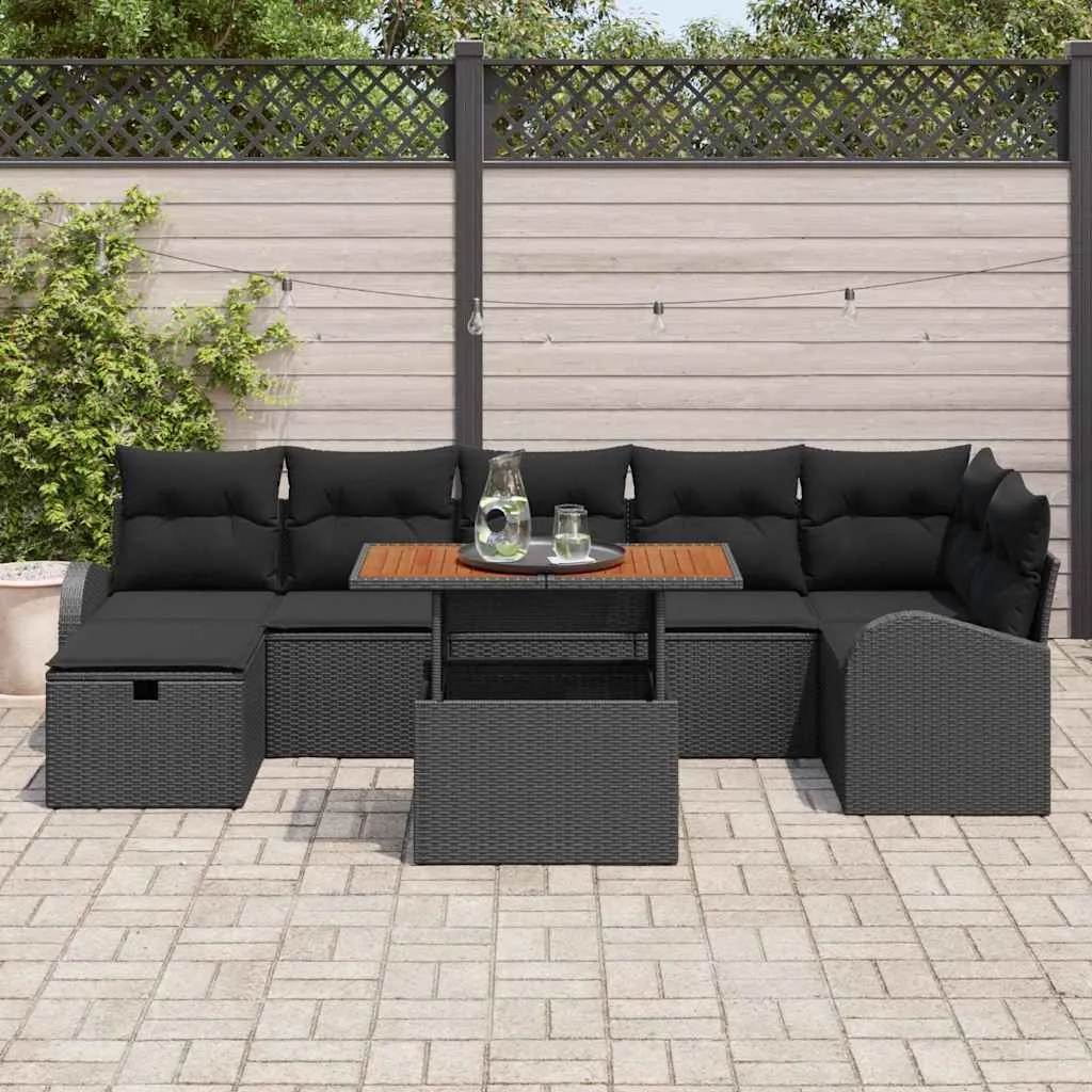 zestaw-sof-na-ogrod-8-pcs-czarny-polirattan-stan-nowy
