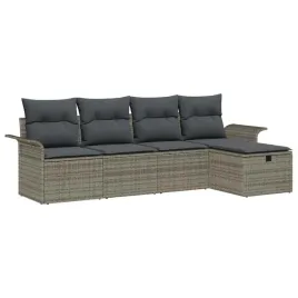 zestaw-sof-na-ogrod-z-poduszka-5-pcs-szary-polirattan
