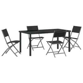 zestaw-do-jadalni-w-ogrodzie-5-pcs-czarny-textilene-i-stal