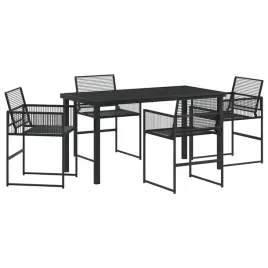 zestaw-do-jadalni-w-ogrodzie-5-pcs-czarny-polirattan