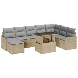 zestaw-sof-na-ogrod-z-poduszka-9-pcs-bezowy-polirattan