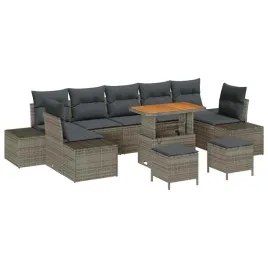 zestaw-sof-na-ogrod-z-poduszka-10-pcs-szary-polirattan