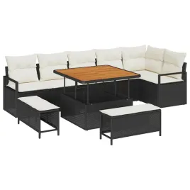 zestaw-sof-na-ogrod-z-poduszka-9-pcs-czarny-polirattan